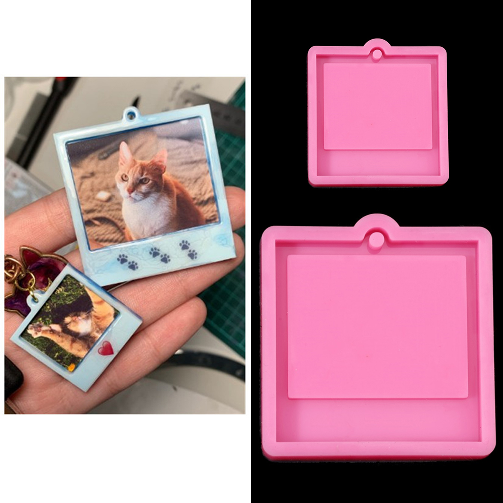 Soap Making Items - Photo Frame Epoxy Resin Keychain Mold