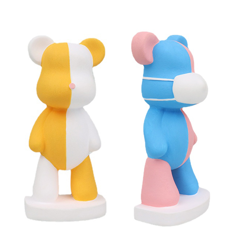 Soap Making Experiment - 3D Cartoon Bear Silicone Candle Mold