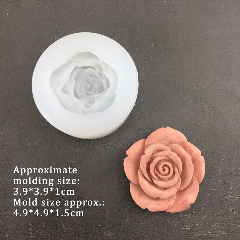 3D Rose Flower Shape Leaf Sili - Soap Making Oven 评论和价格
