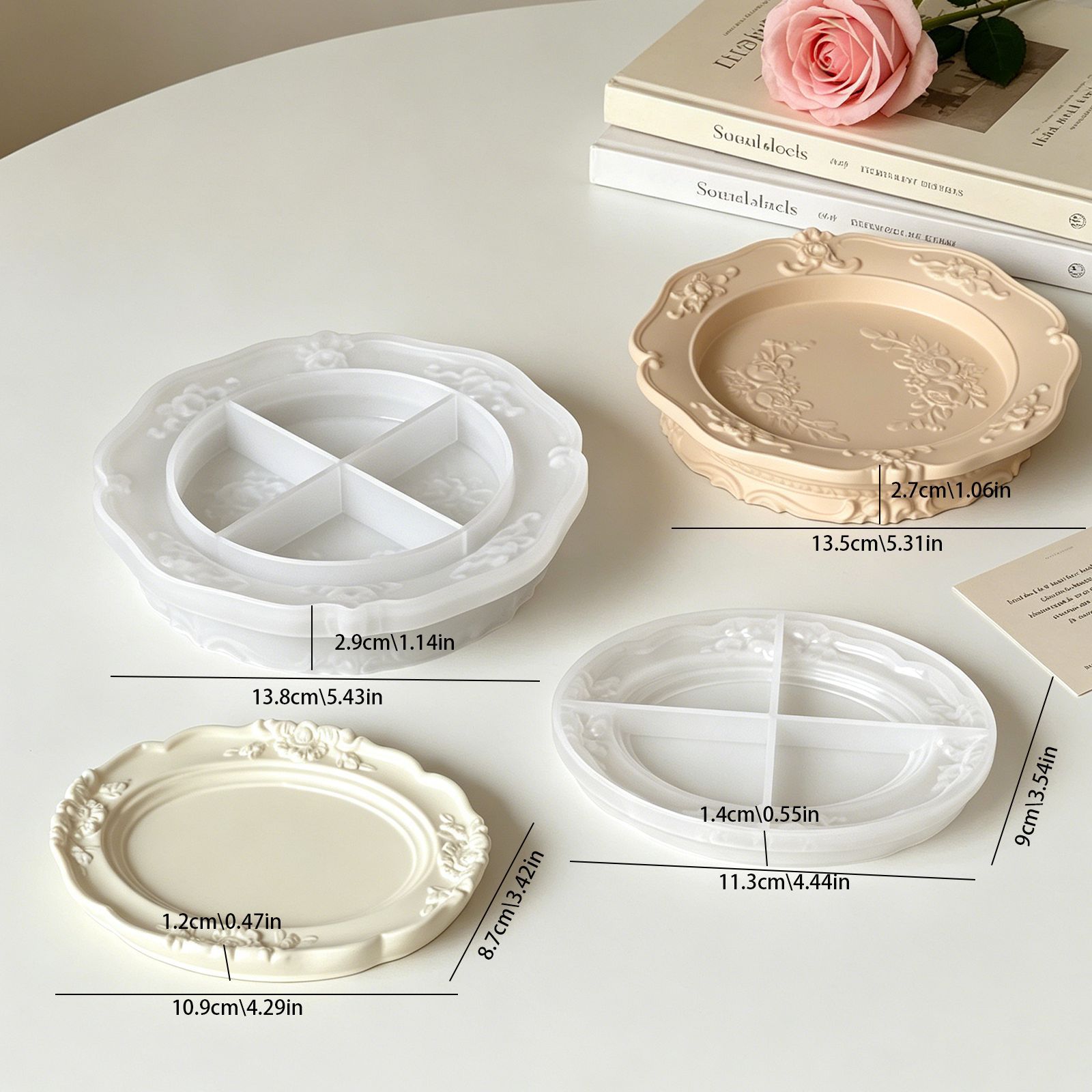 Elegant Vintage Baroque Lace S - Soap Making Oven 评论和价格