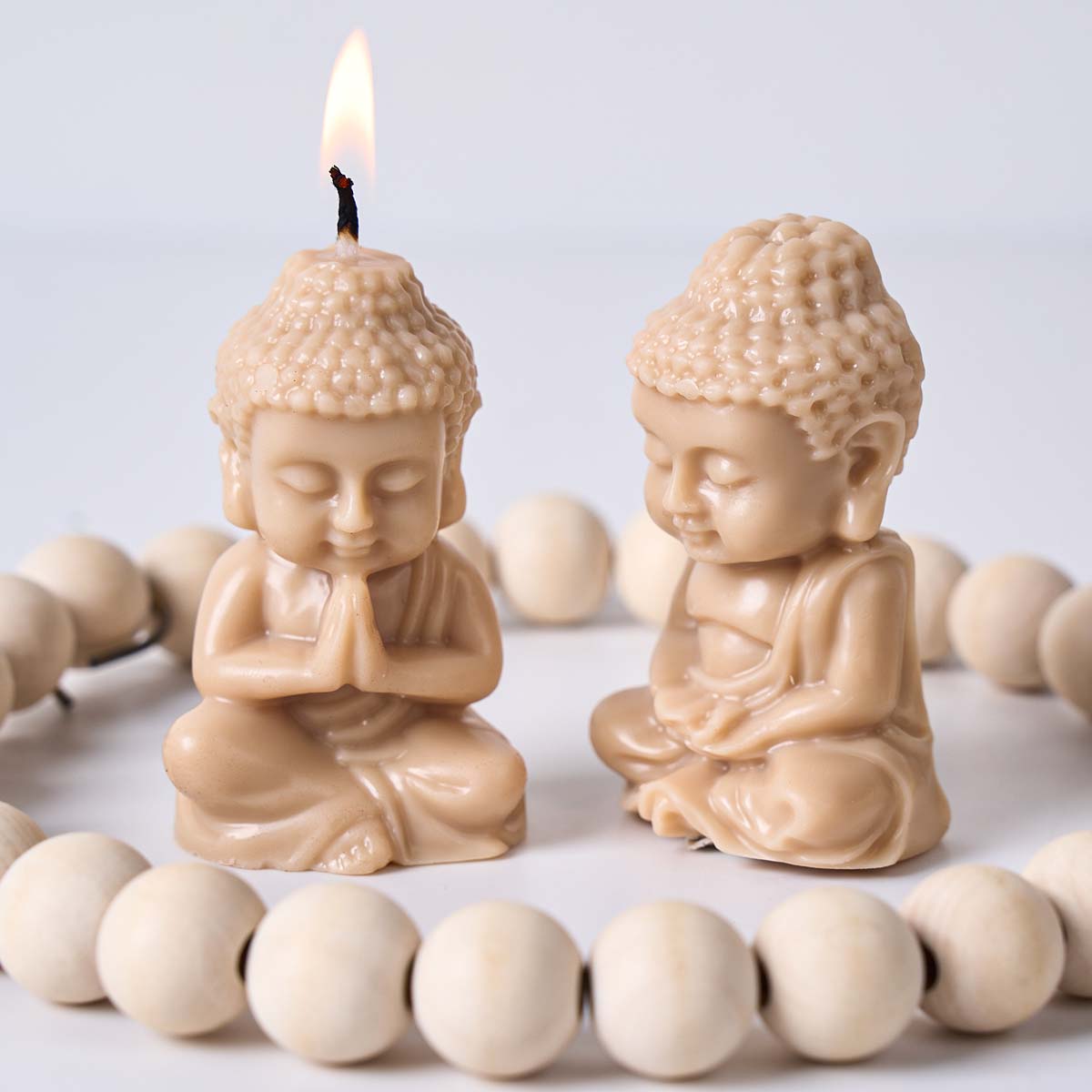 3D Buddha Silicone Candle Mold - Soap Making Process 评论和价格