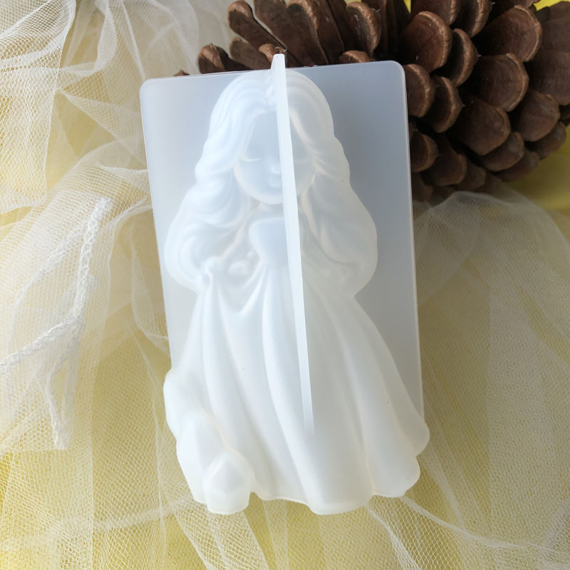 3D Cute Princess Silicone Cand - Soap Making Items 评论和价格