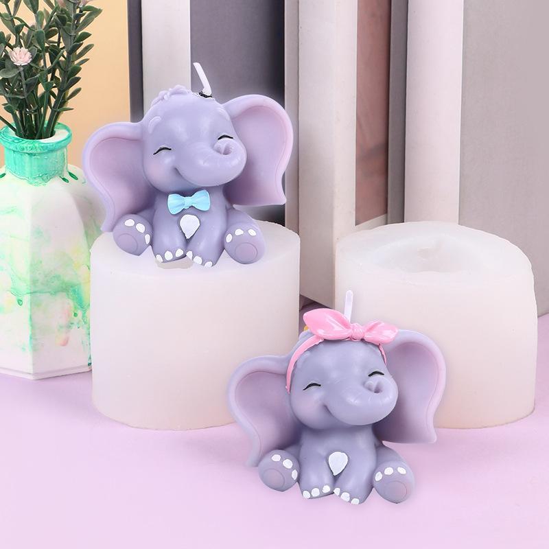 Cute 3D Elephant Silicone Cand - Soap Making Oven 评论和价格