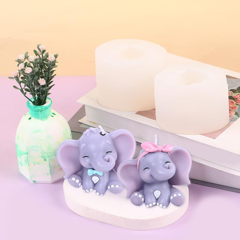 Cute 3D Elephant Silicone Cand - Soap Making Oven 评论和价格