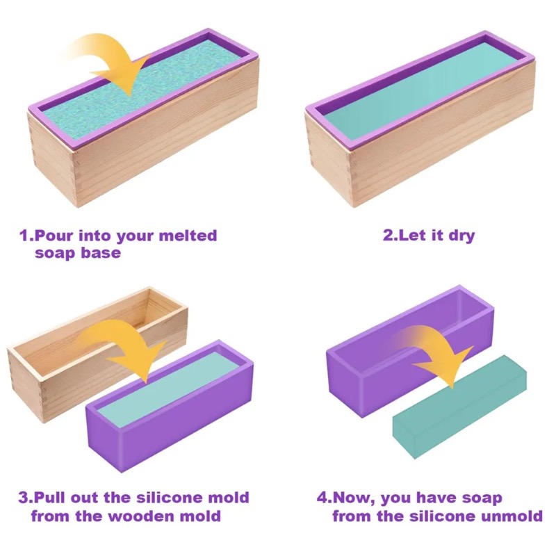 Flexible Silicone Soap Mold Re - Soap Making Book 评论和价格