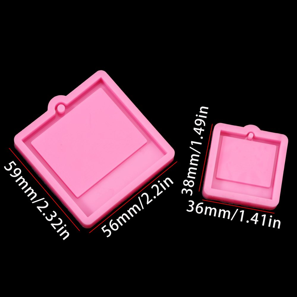 Photo Frame Epoxy Resin Keycha - Soap Making Items 评论和价格