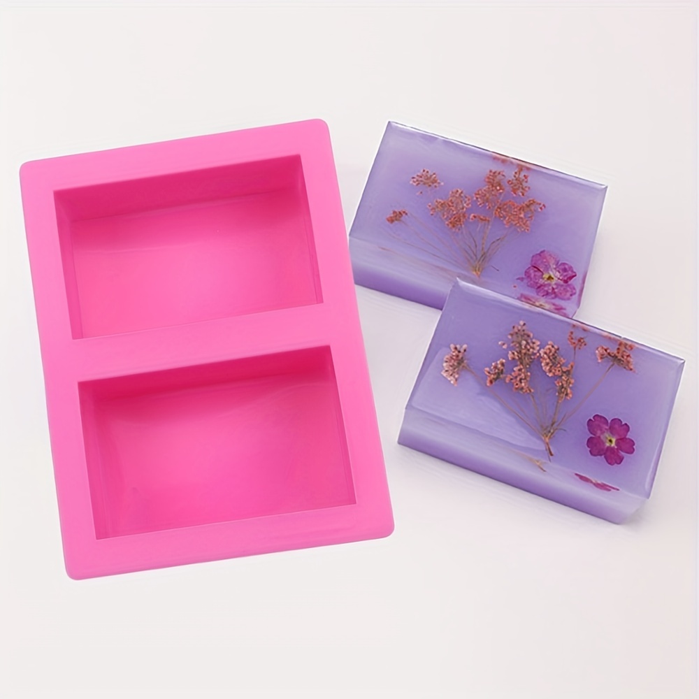 1pc Rectangle Silicone Soap Mo - Soap Making Book 评论和价格