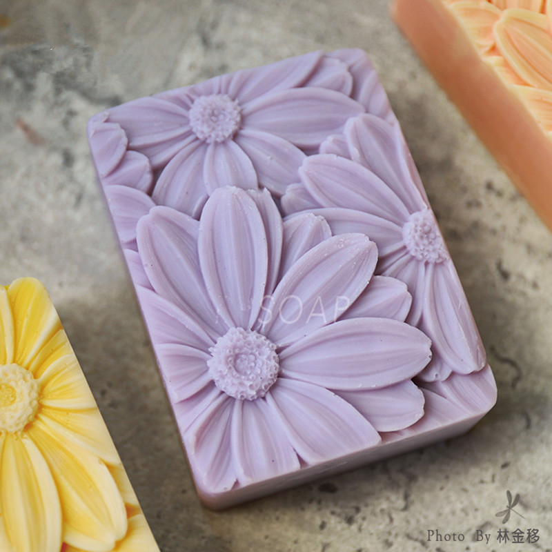 Newest!!!3d Elegant Sunflower  - Soap Making Vendors 评论和价格