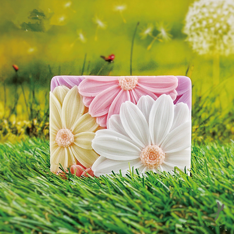 Newest!!!3d Elegant Sunflower  - Soap Making Vendors 评论和价格