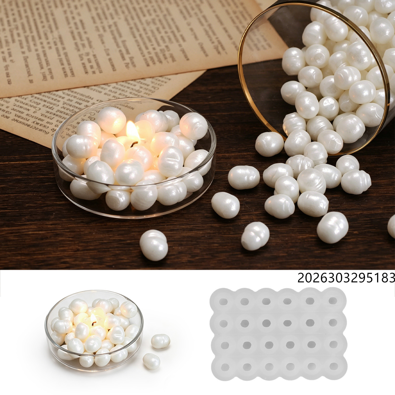 Healing Ocean Pearl Mirror Wax - Soap Making Oven 评论和价格