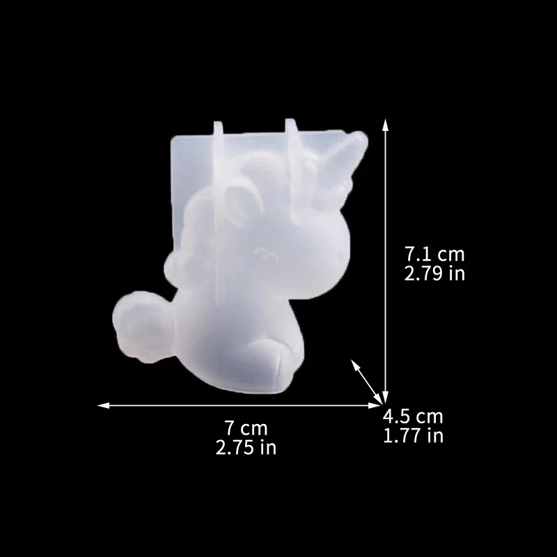 3D Geometric Silicone Unicorn  - Soap Making Items 评论和价格