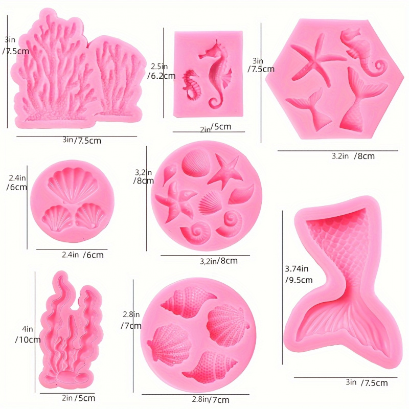 One Set8Seal fairy-shaped sili - Soap Making Vendors 评论和价格