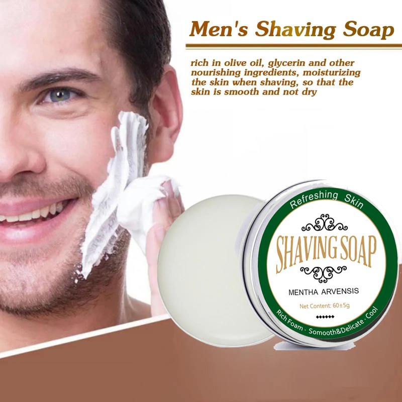 Man Beard Shaving Soap Gentle  - Soap Making Unit 评论和价格