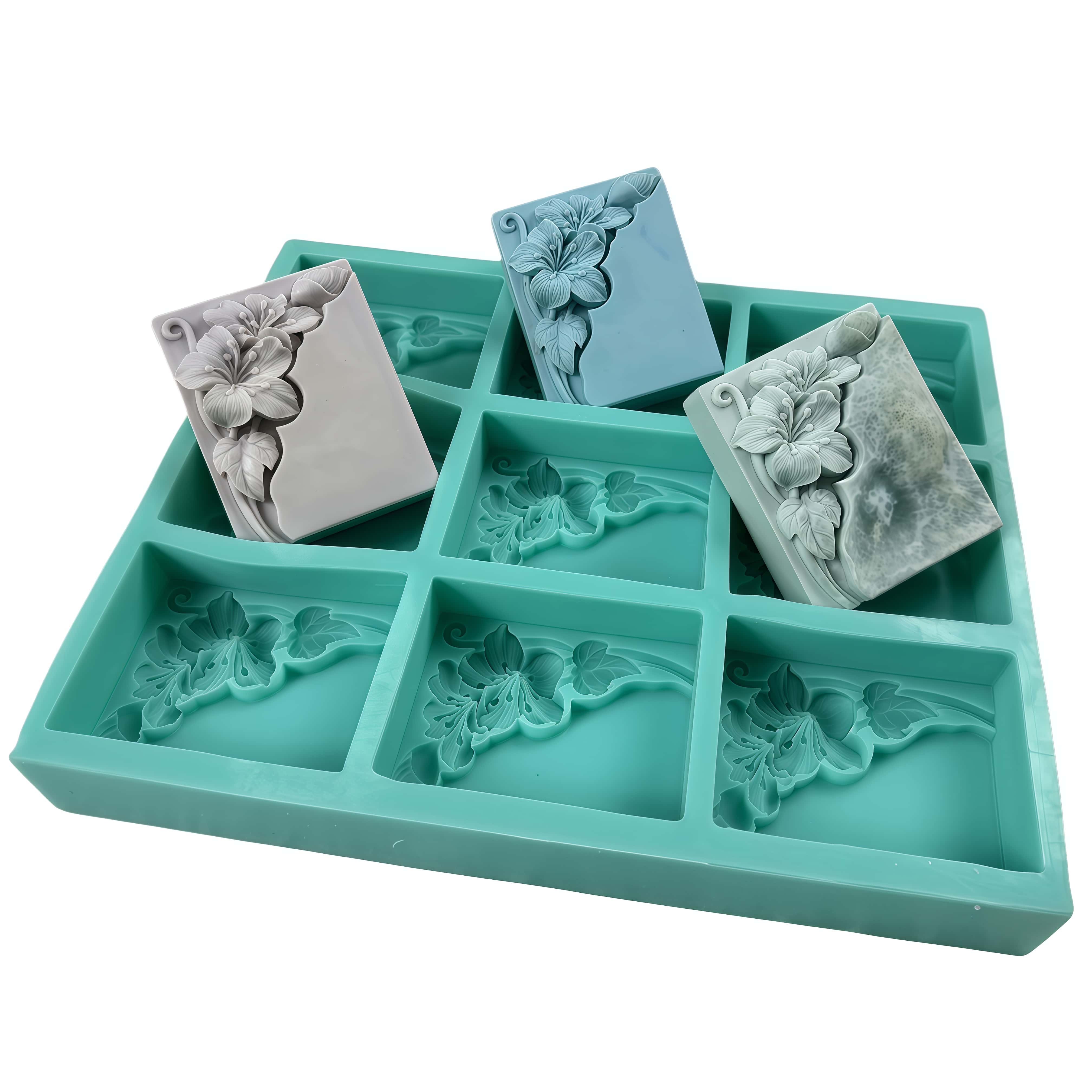 9 Cavities Tung Flower Soap Mo - Soap Making Vendors 评论和价格