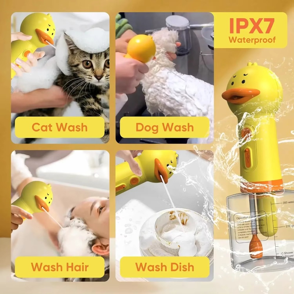Cute Duck Pet Cleaning Machine - Soap Making Unit 评论和价格