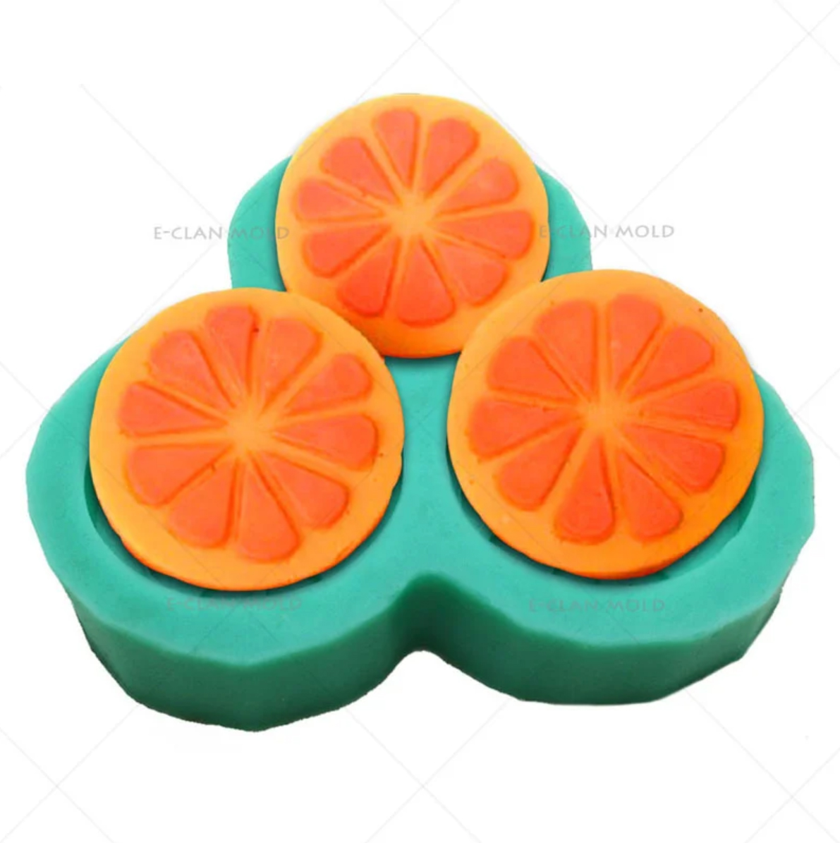 Orange Silicone Mold Cake Deco - Soap Making Book 评论和价格