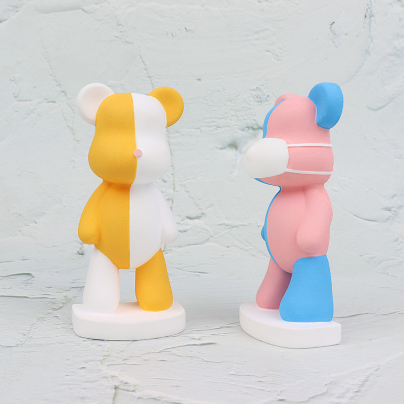 3D Cartoon Bear Silicone Candl - Soap Making Experiment 评论和价格