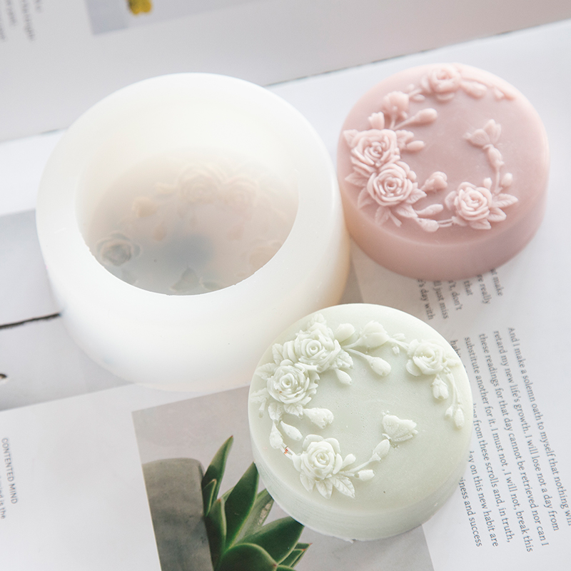 Round Shape Rose Flower Handma - Soap Making Book 评论和价格