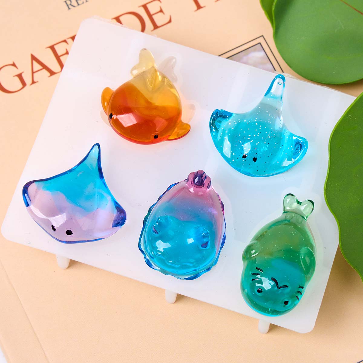 3D Healing Kawaii Manta Ray Wh - Soap Making Items 评论和价格