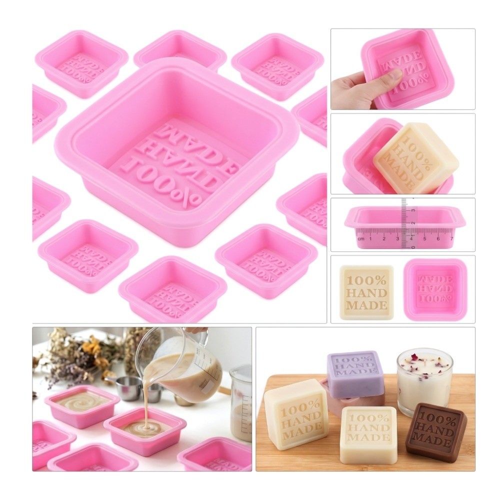 25PCS Silicone Silicone Soap M - Soap Making Process 评论和价格