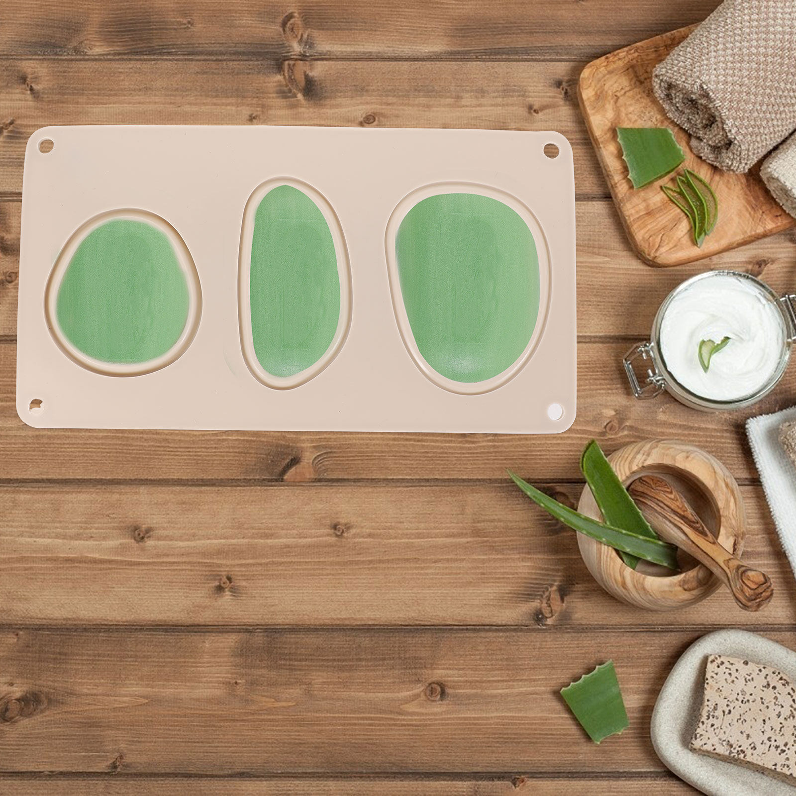 1Pcs Silicone Manual Soap Mold - Soap Making Book 评论和价格