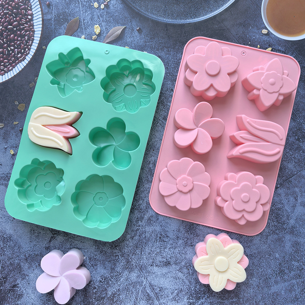 kinds Flower Silicone Molds Di - Soap Making Vendors 评论和价格