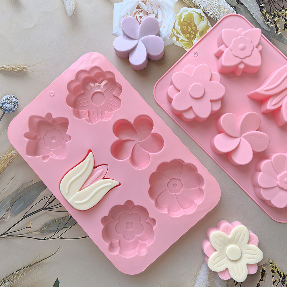 kinds Flower Silicone Molds Di - Soap Making Vendors 评论和价格