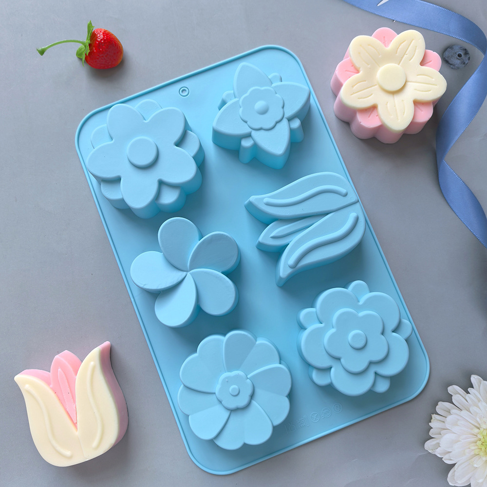kinds Flower Silicone Molds Di - Soap Making Vendors 评论和价格