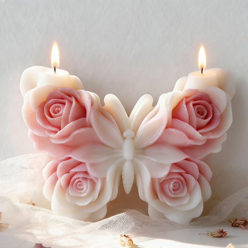 DIY Rose Butterfly Form Silico - Soap Making Items 评论和价格