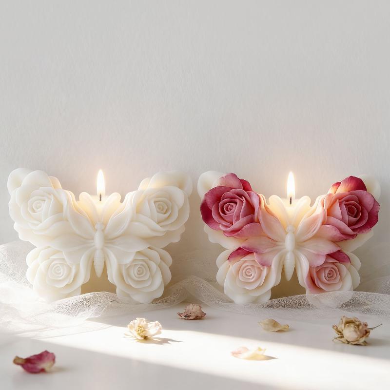 DIY Rose Butterfly Form Silico - Soap Making Items 评论和价格