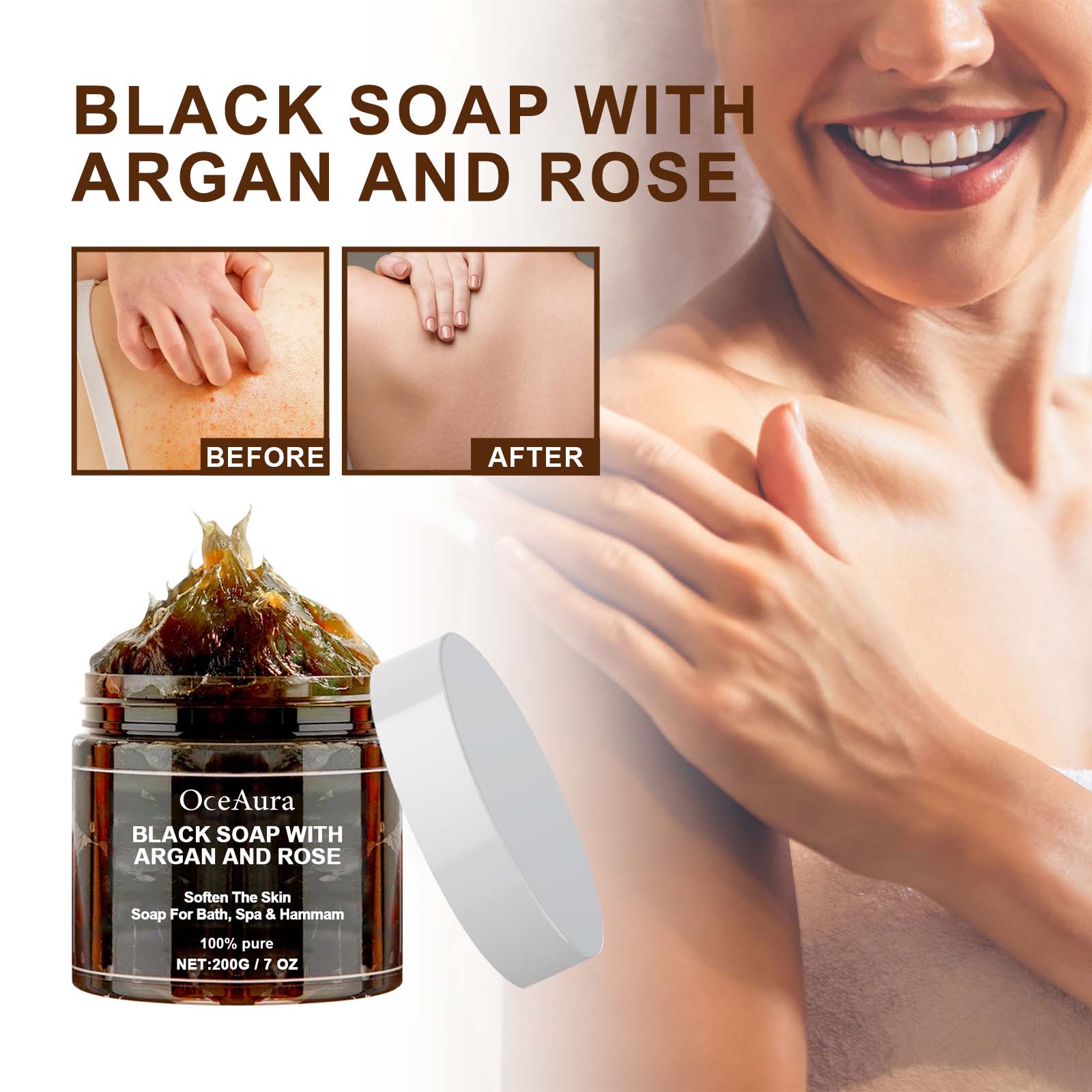 OCEAURA Black Soap With Argan  - Soap Making Fragrance Oil 评论和价格