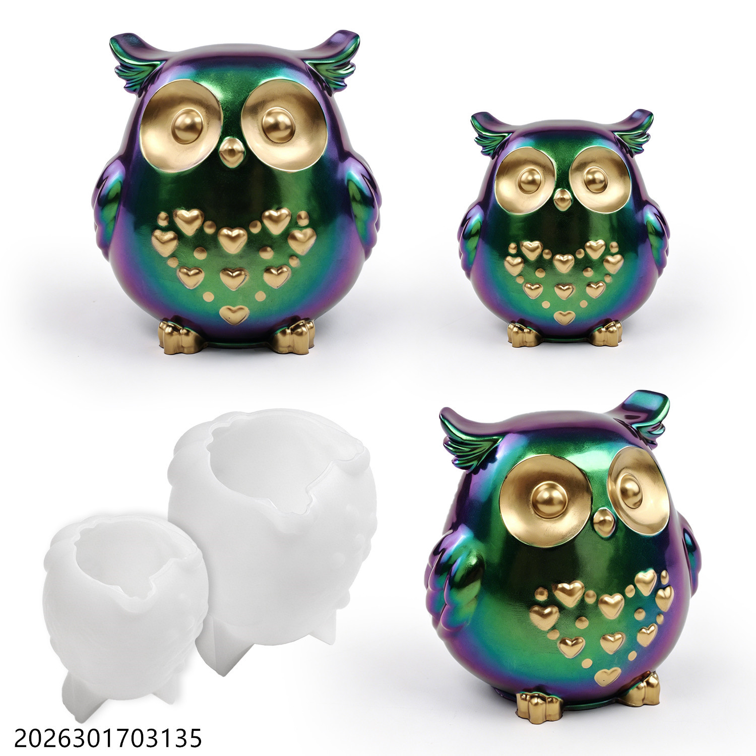 Owl Silicone Mold 3D Bird Shap - Soap Making Items 评论和价格