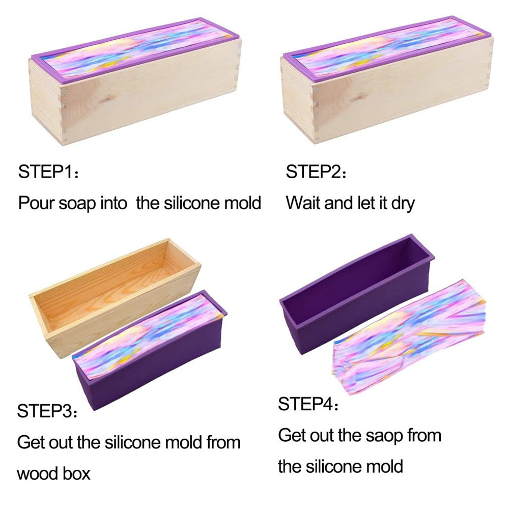 1.2L Silicone Soap Molds Kit 4 - Soap Making Book 评论和价格