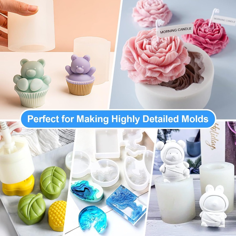 Silicone Mold Making Kit, 38.8 - Soap Making Items 评论和价格