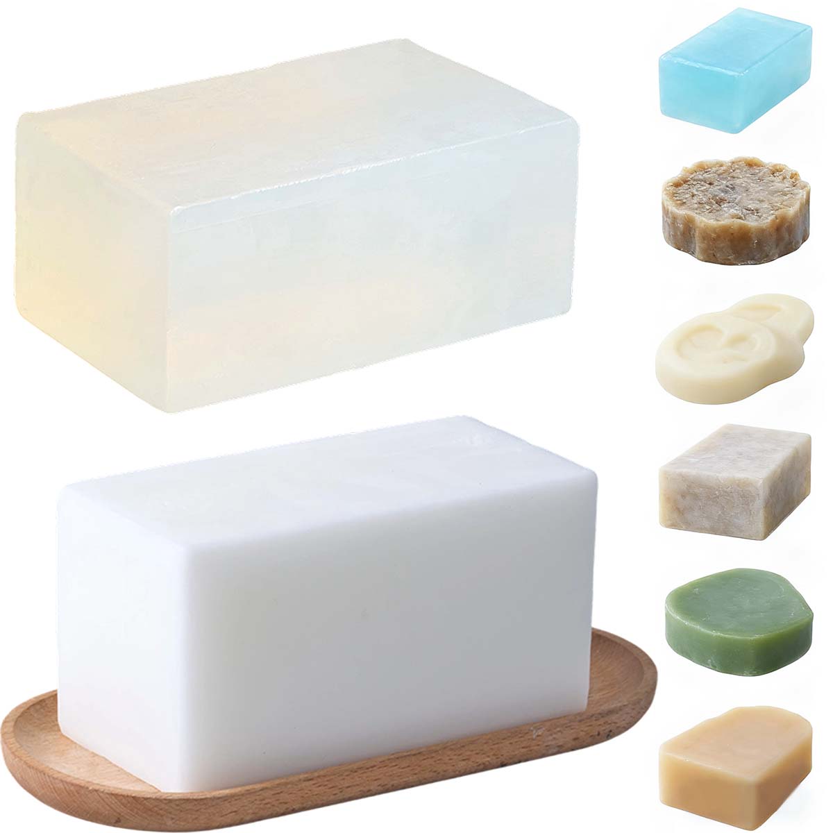 1000G Box Clear White Glycerin - Soap Making Book 评论和价格
